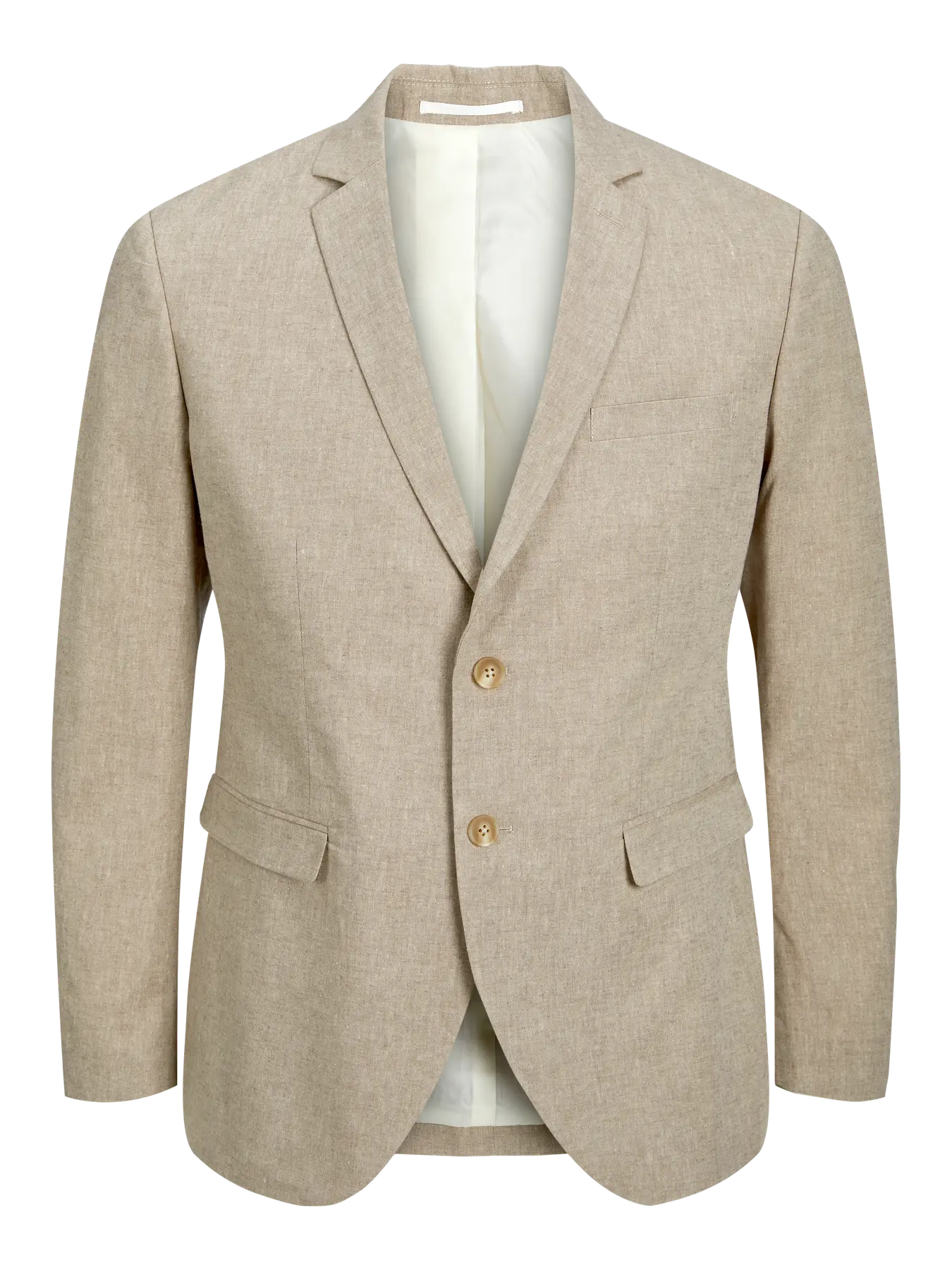 giacca in lino jack&jones beige