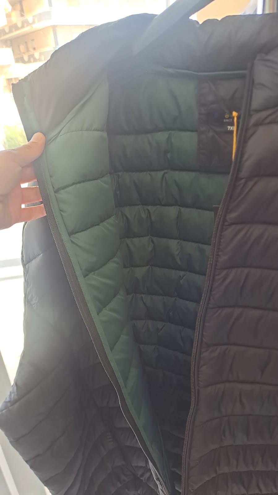 piumino 100 GR NERO easy Maxfort taglie forti calibrato oversize