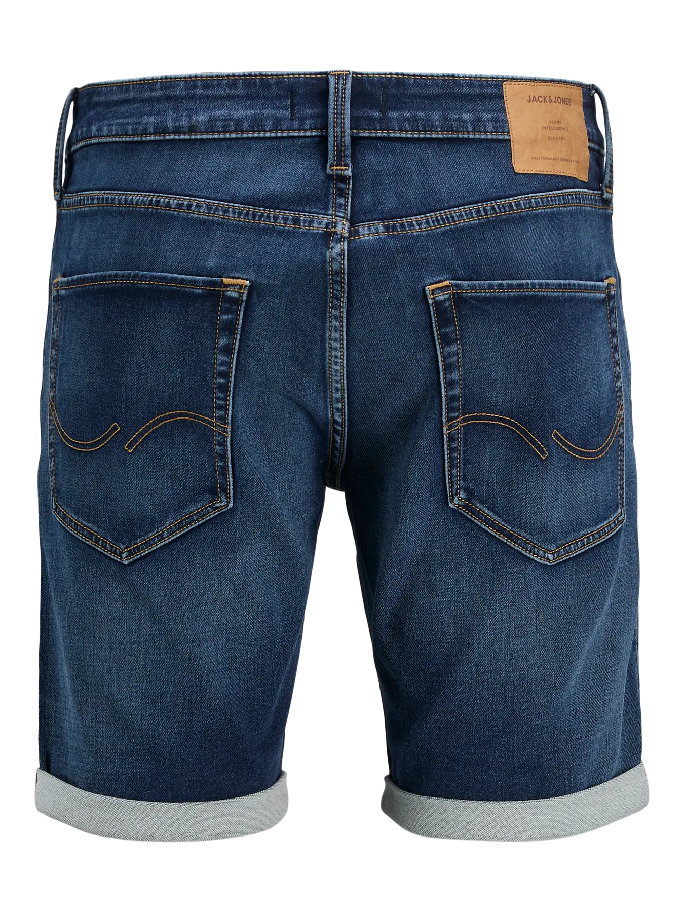 Pantaloncini JACK&JONES PLUS Blue Denim elasticizzato