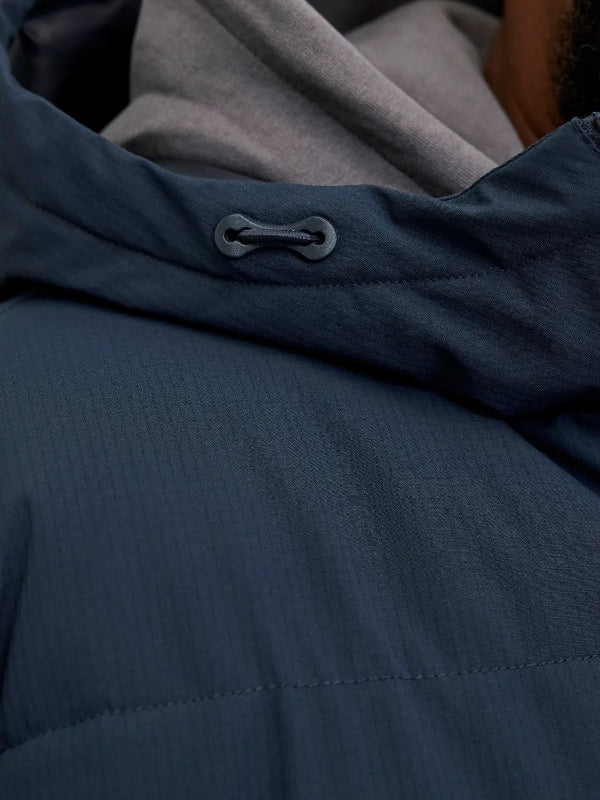 Piumino uomo Jack & Jones Plus con cappuccio – taglie forti oversize