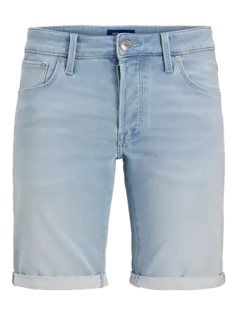 pantaloncini jack&jones plus blue denim chiaro ELASTICIZZATO(40=54ITA)