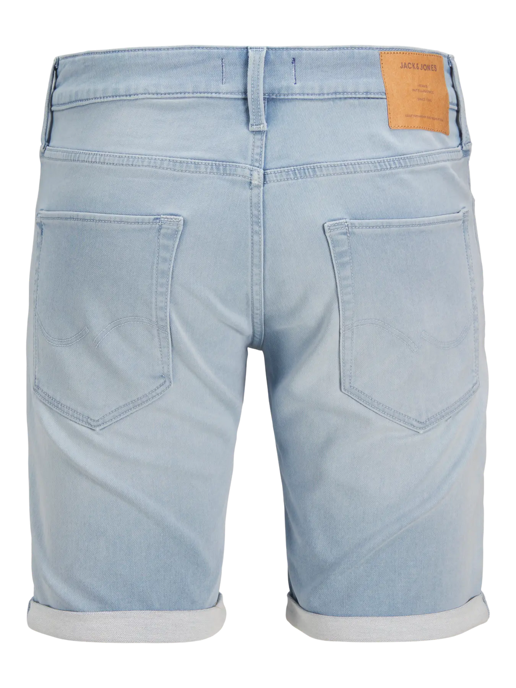 pantaloncini jack&jones plus blue denim chiaro ELASTICIZZATO(40=54ITA)