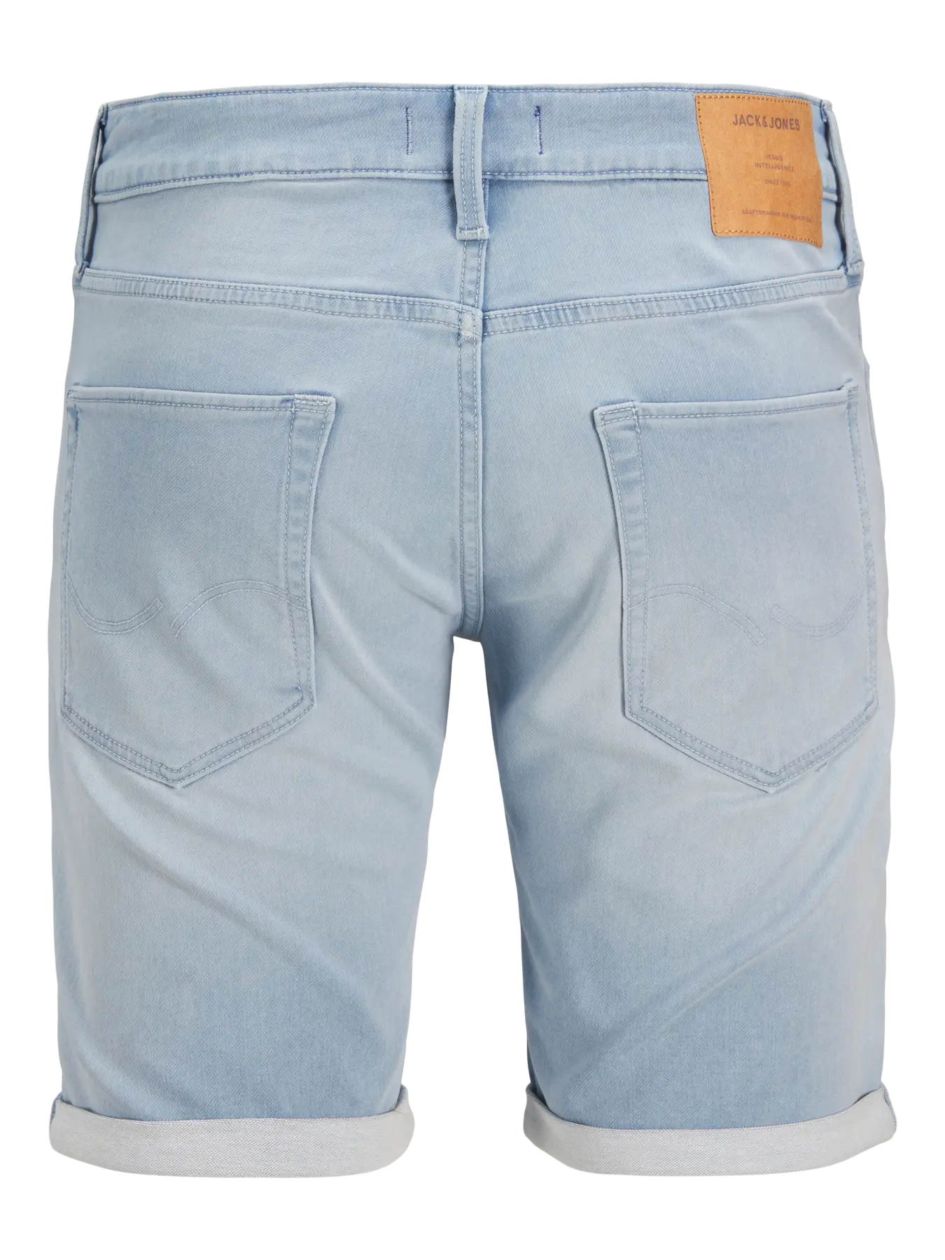 pantaloncini jack&jones plus blue denim chiaro ELASTICIZZATO(40=54ITA)