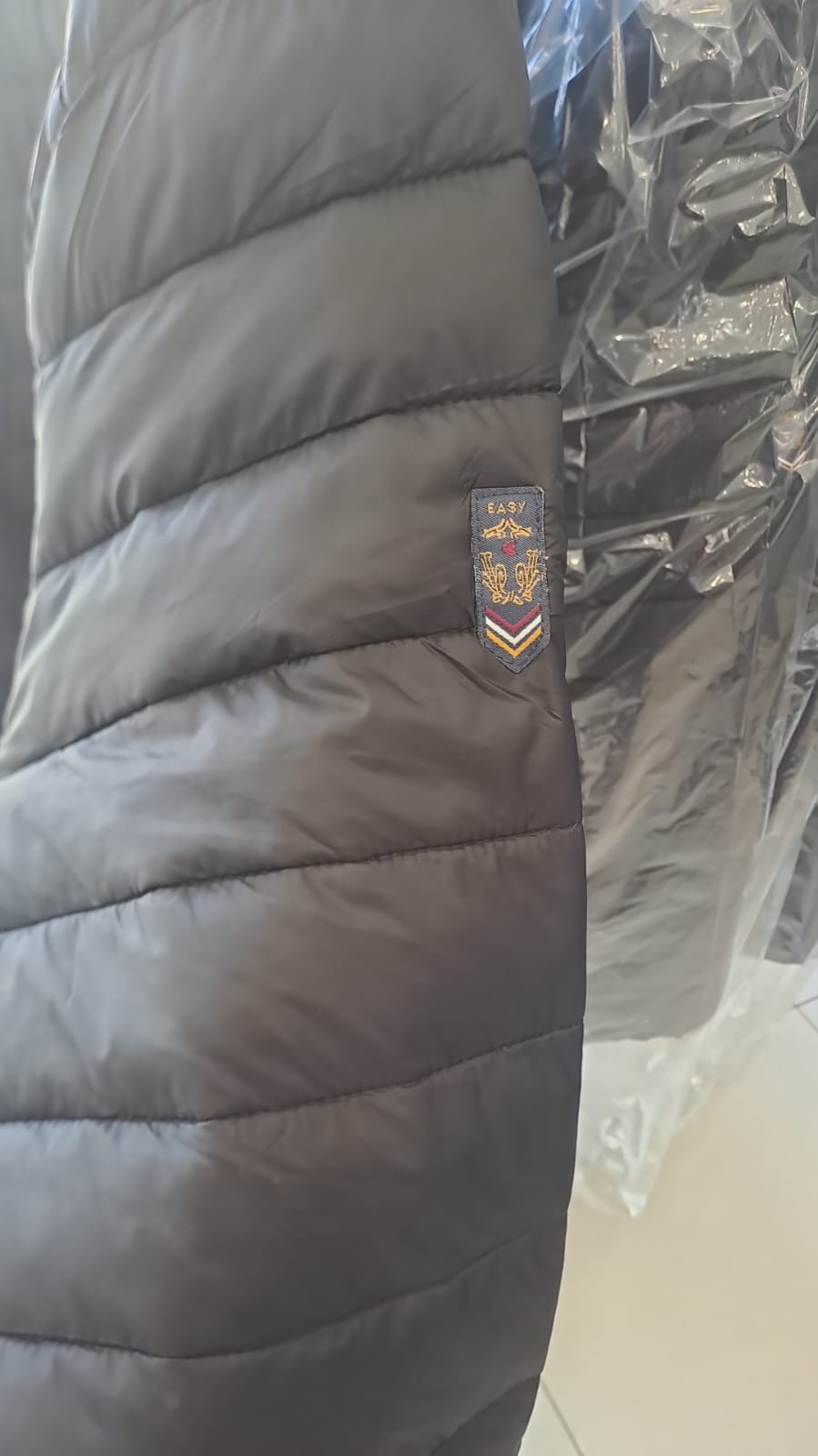 piumino 100 GR NERO easy Maxfort taglie forti calibrato oversize