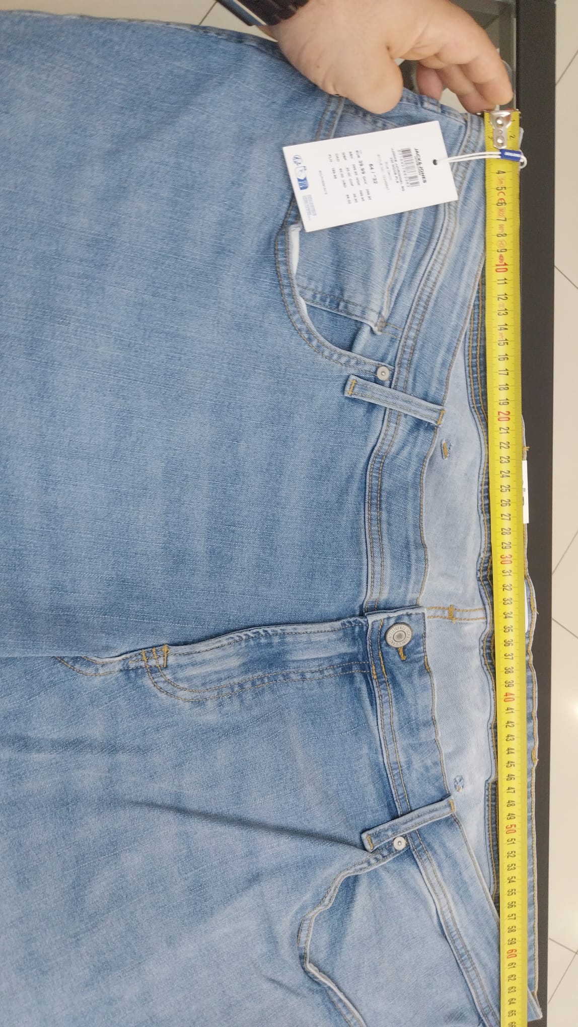 JeansJACK&JONES PLUS Blue Denim taglie forti oversize DALLA 40 ALLA 54(ITA=DA 54 A68/70)