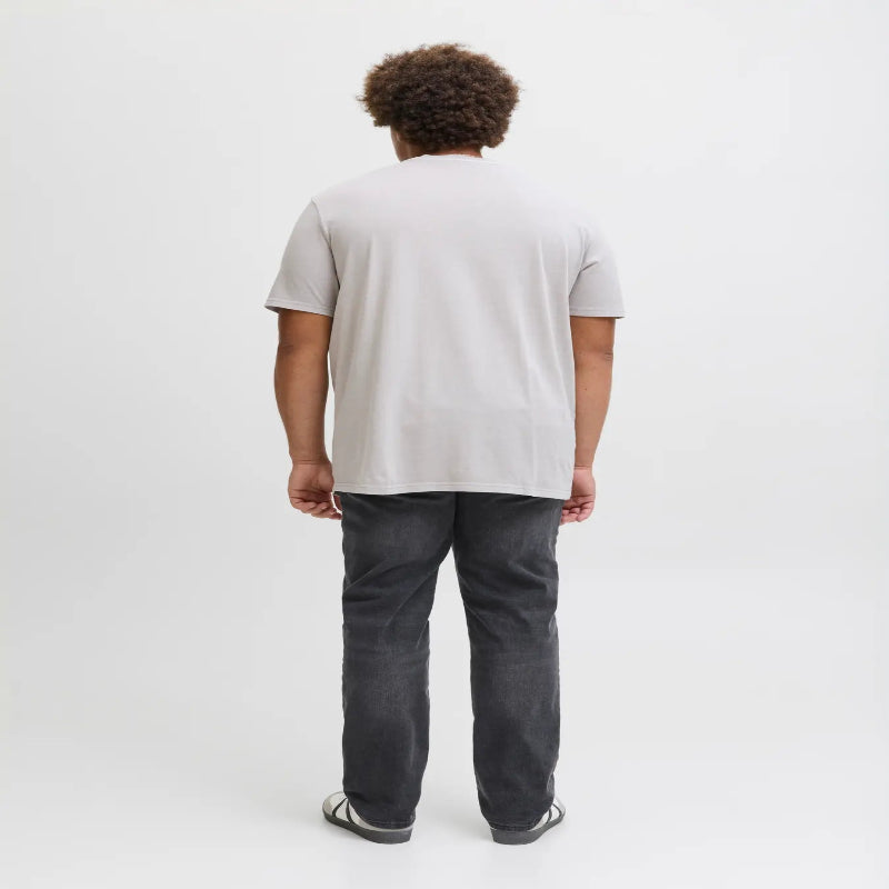 Jeans Uomo Taglie Forti Oversize Jack & Jones – Denim Nero Elasticizzato taglia 56/68