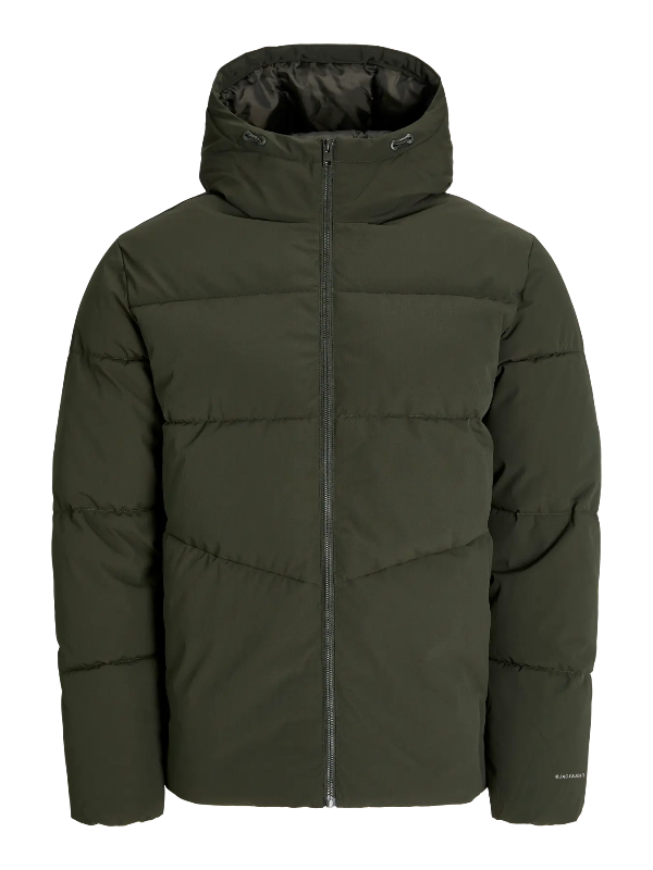 Piumino uomo Jack & Jones Plus con cappuccio – taglie forti oversize