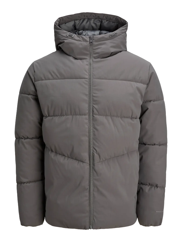 Piumino uomo Jack & Jones Plus con cappuccio – taglie forti oversize