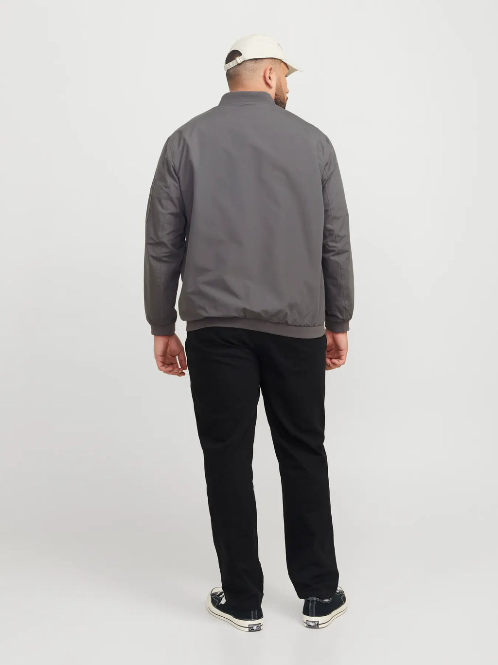 bomber giacca a vento estiva jack&jones plus fit