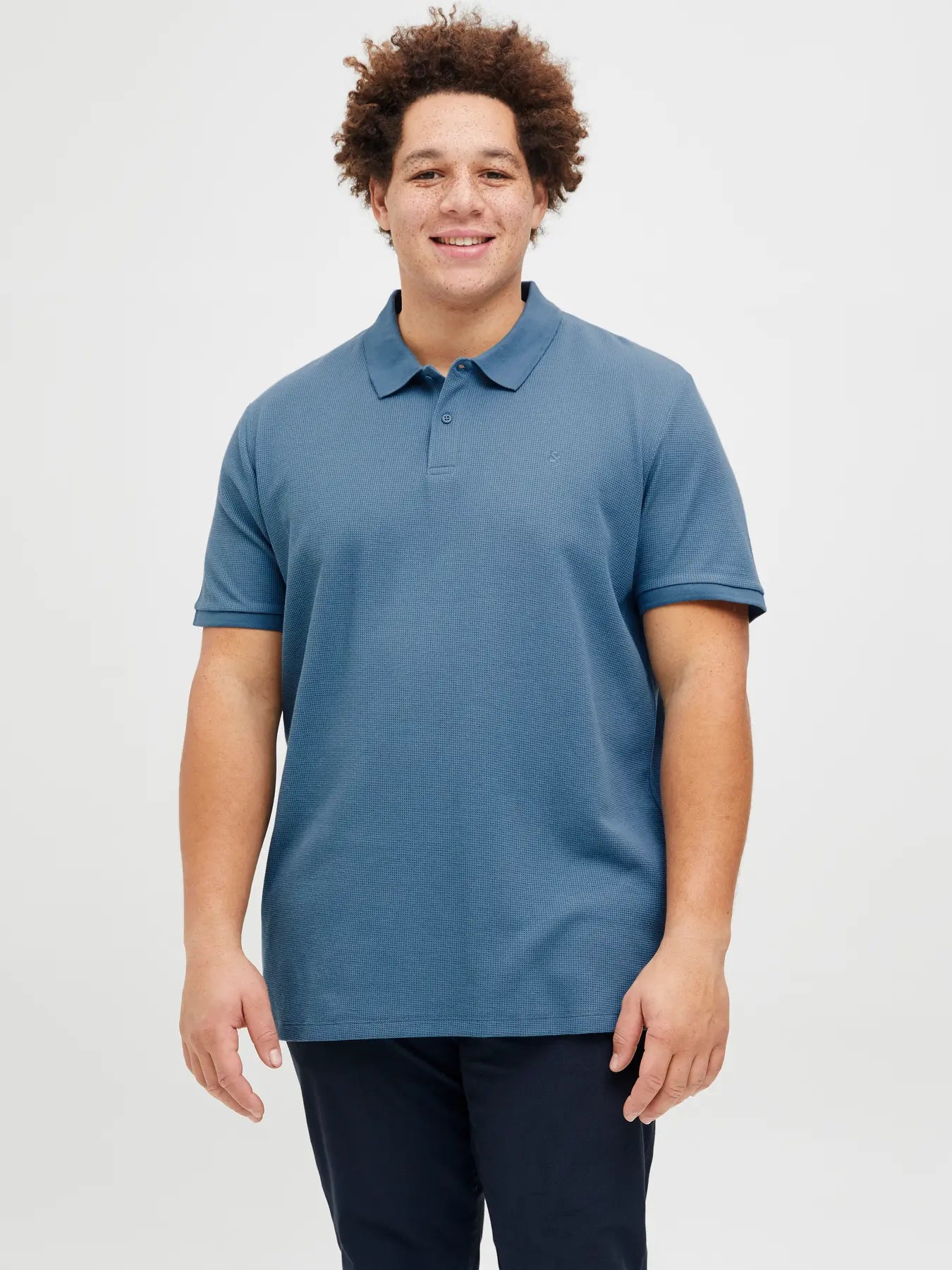 Polo classica JACK&JONES PLUS taglie forti oversize calibrato